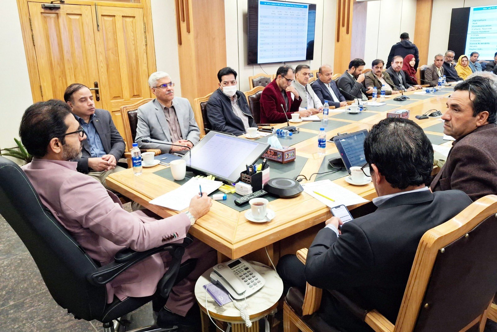 5th Monthly Review Meeting of P&DD Highlights Progress, Coordination, and Follow-Up on Key Government Priorities