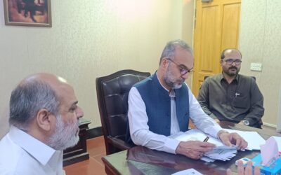 Meeting of the (PDWP) under the chairmanship of ACS (Dev:), Hafiz Abdul Basit, to deliberate on Federal projects.