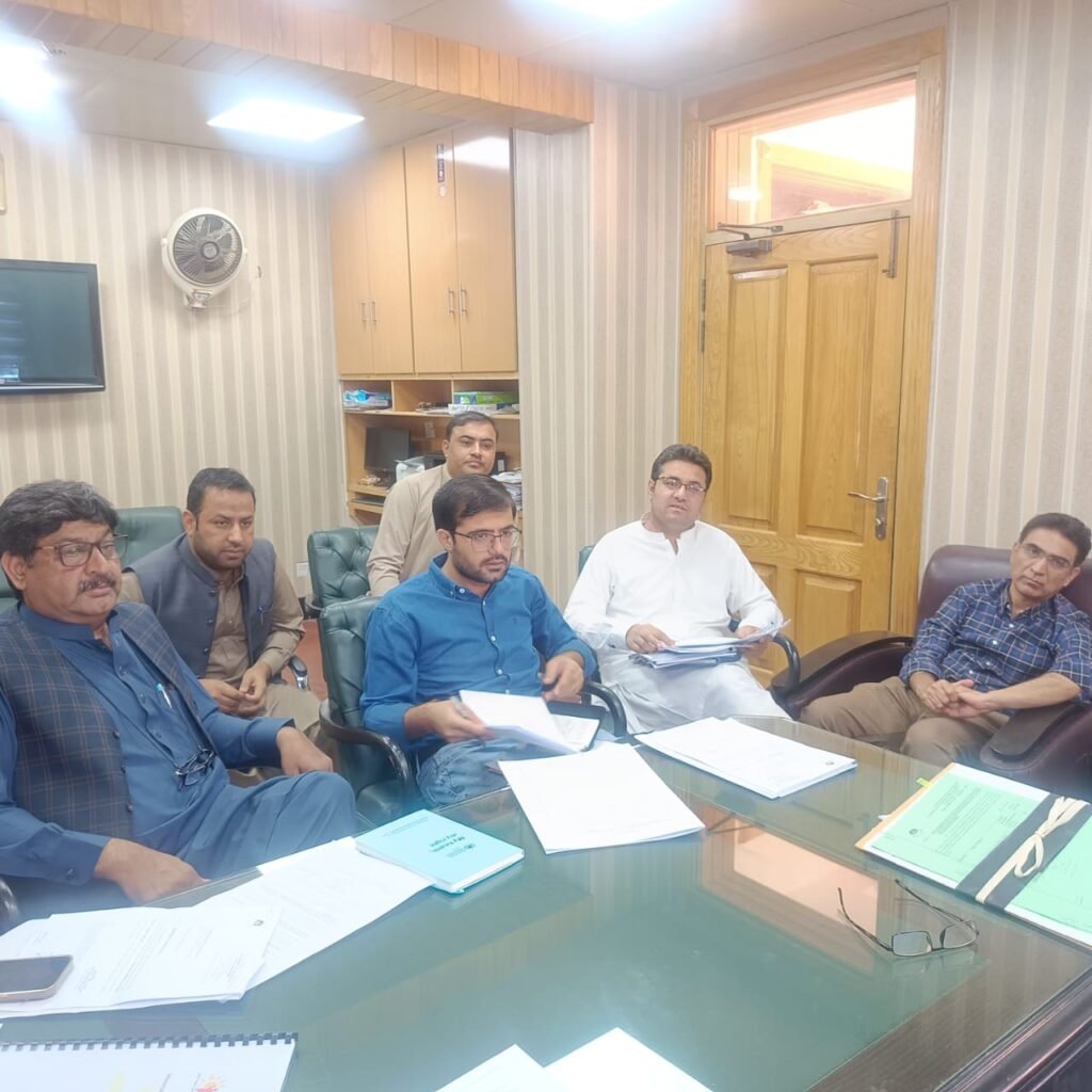 Pre PDWP meeting Health Sector under the Chairmanship of Chief Economist Balochistan dated 18 9 2024 2 The Pre-PDWP meeting on the Health Sector, chaired by Chief Economist Balochistan, Mr. Tabassum Ahmed Khilji, was attended by Chief of Section (Health), Mr. Arif Baloch.