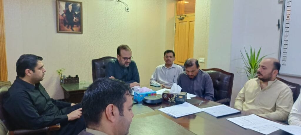 PDWP Meeting Regarding Green Balochistan Initiative 3 PDWP Meeting on Green Balochistan Initiative: A Step Towards Environmental Sustainability.