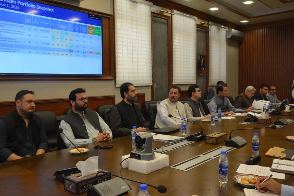 Chief Secretary Chairs High Level Meeting on World Bank Projects in Balochistan 11 Chief Secretary Chairs High-Level Meeting on World Bank Projects in Balochistan