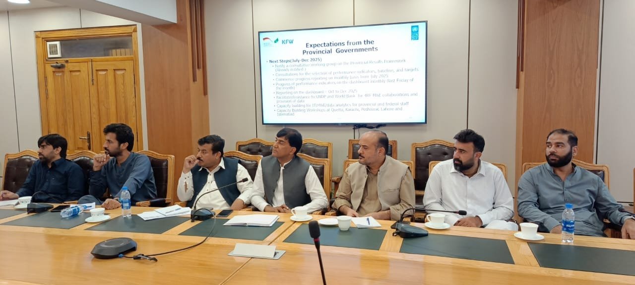 Officials from MoPDSI address the attendees during the 4RF ME consultative session in PDD Balochistan 11 picture gallery