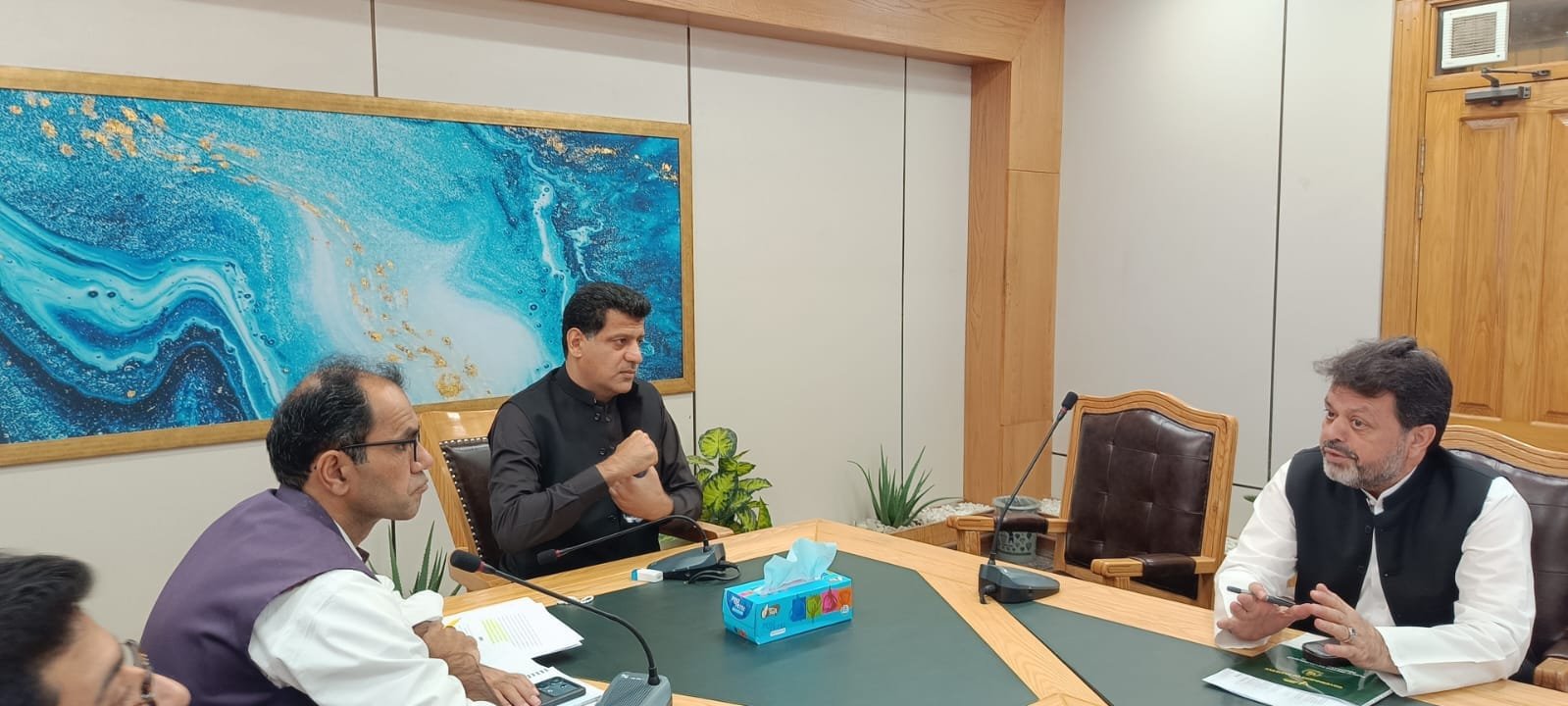 The Honourable Minister for Planning and Development is chairing a meeting to review the PSDP schemes on 9th July 2025. 2 picture gallery