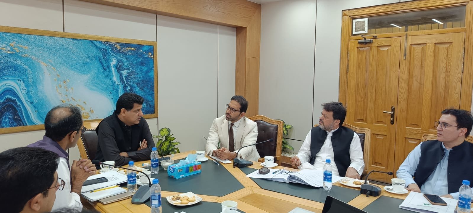 The Honourable Minister for Planning and Development is chairing a meeting to review the PSDP schemes on 9th July 2025. 9 picture gallery
